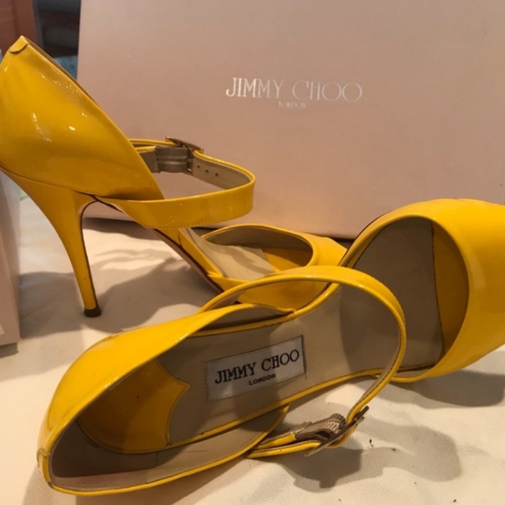 Jimmy Choo Leather Strappy Heels